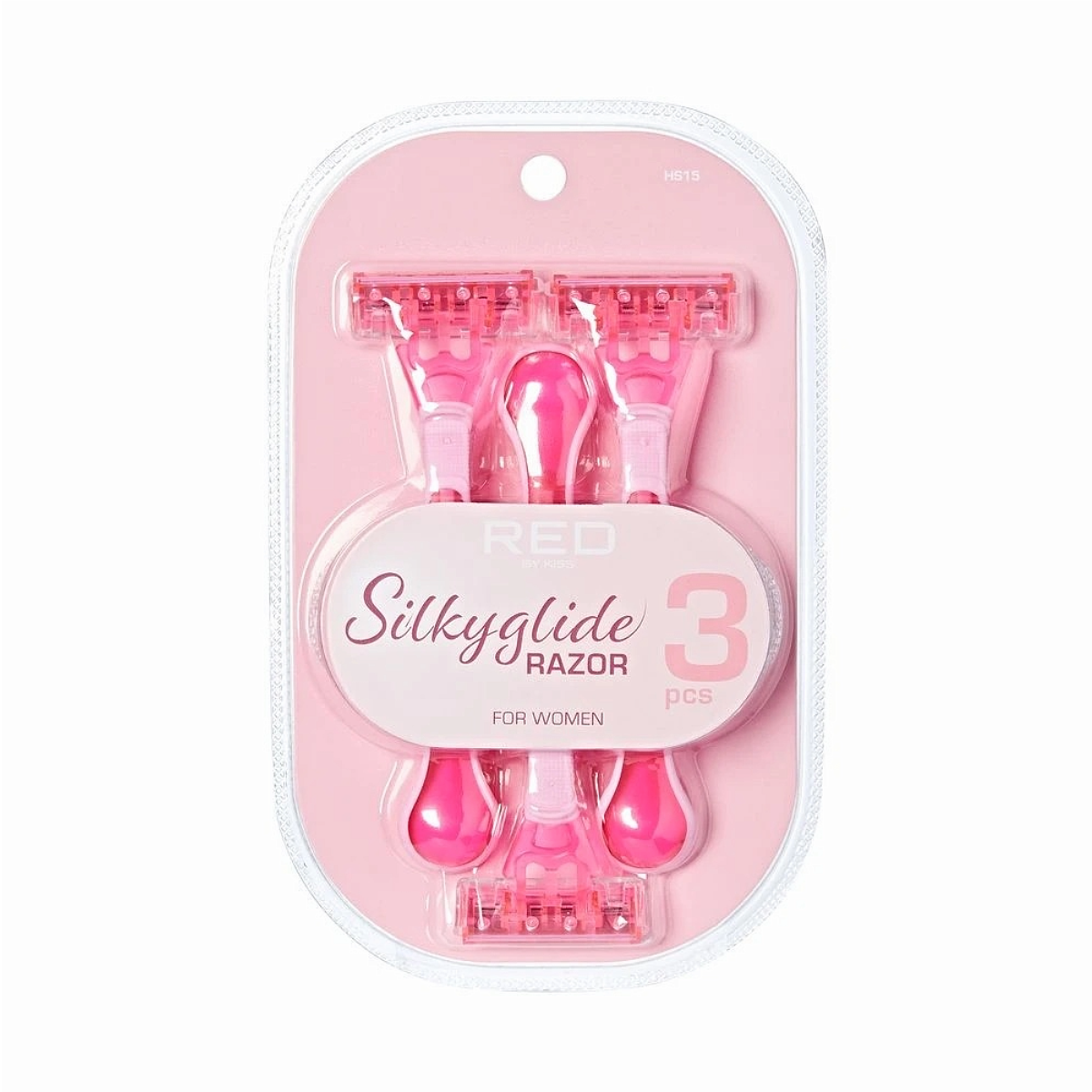 Red By Kiss Silky Glide Rasoir 3pcs #HS15