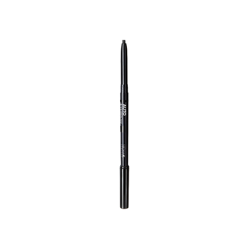 NICKA K black auto eyebrow pencil with retractable tip for precise eyebrow shaping