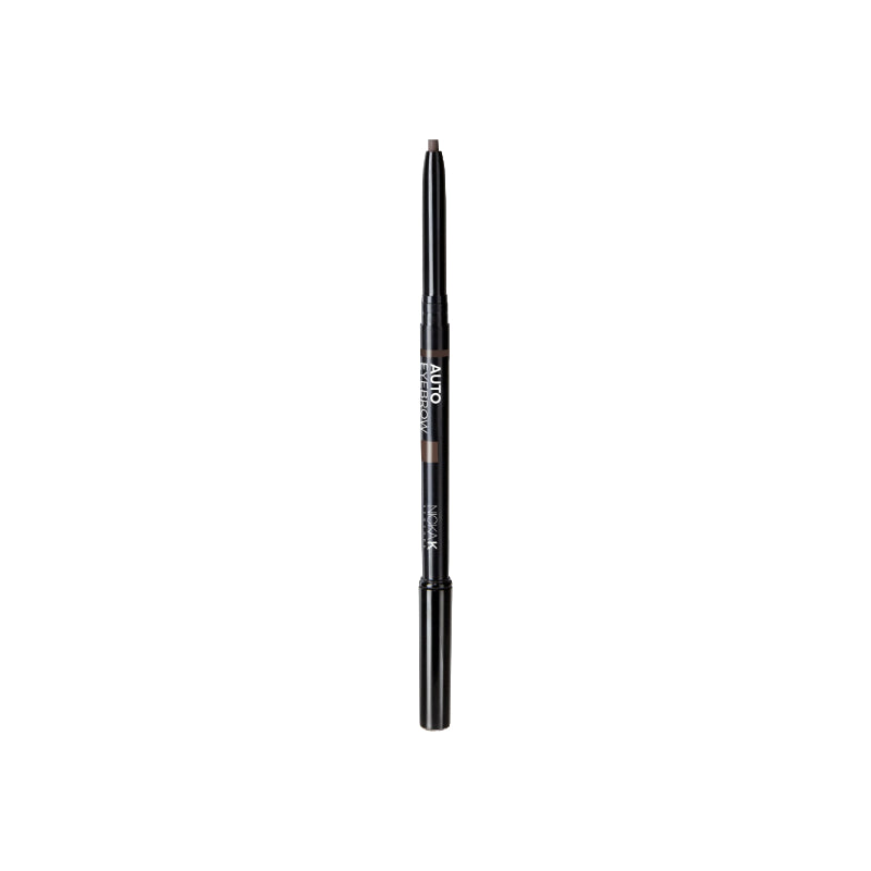 NICKA K auto eyebrow pencil in dark brown for precise and natural eyebrow shaping
