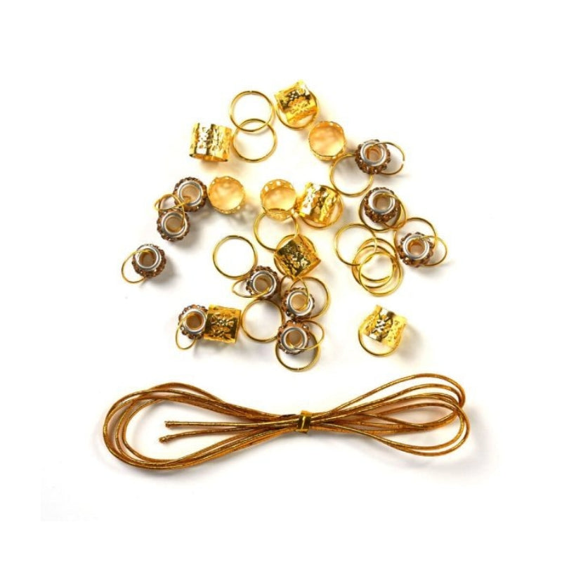 #HZ77 Premium Braid Charm Kit 36 pcs [Complete Style]