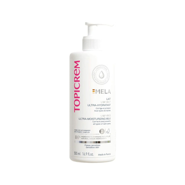 Topicrem Emela 500ml pump bottle ultra moisturizing milk for dry skin for sensitive skin daily body care