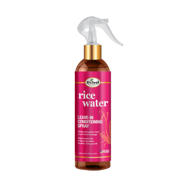 Spray revitalisant sans rinçage à l'eau de riz