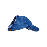 Casquette de baseball sans dos doublée de satin [Denim] #FH052