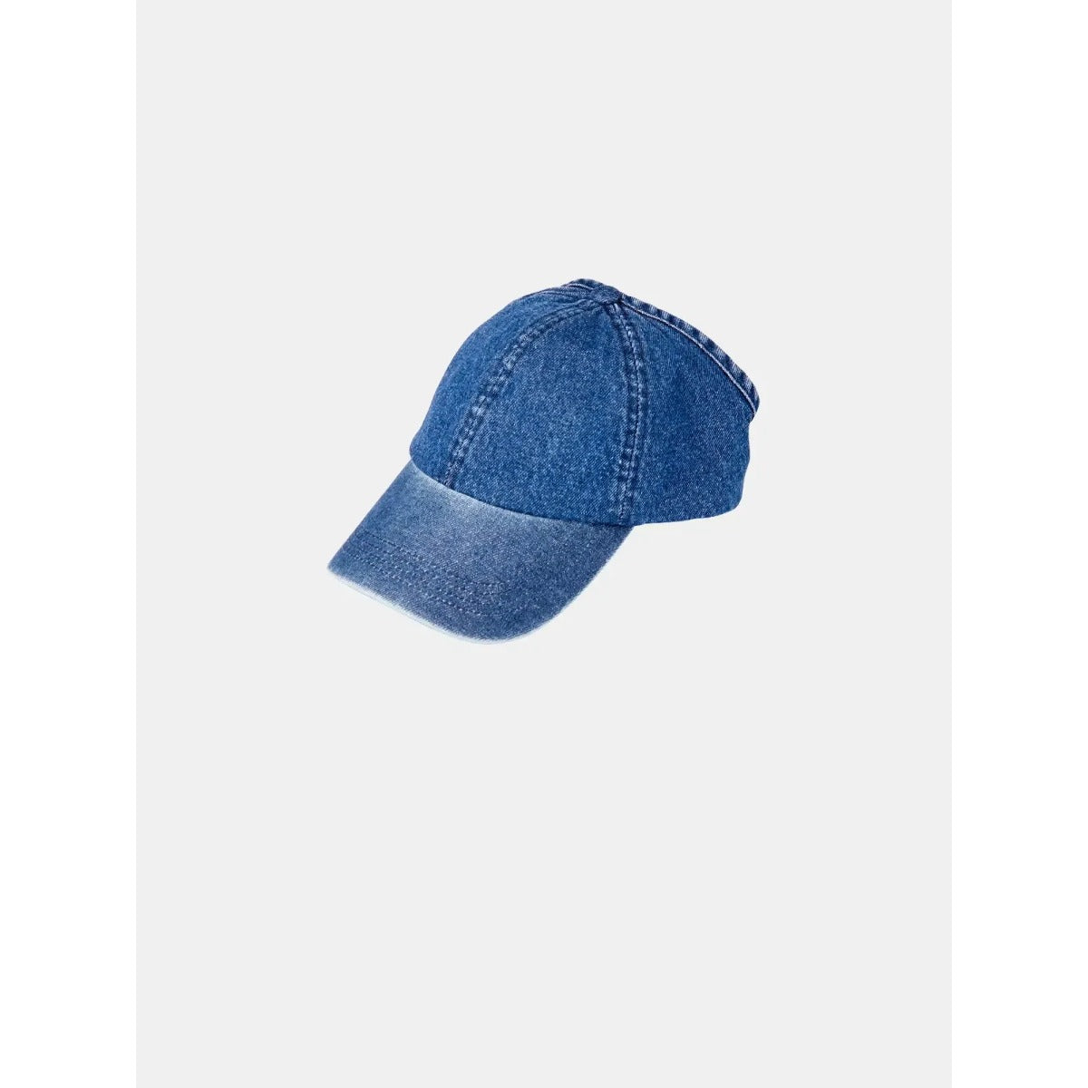 Casquette de baseball sans dos doublée de satin [Denim] #FH052