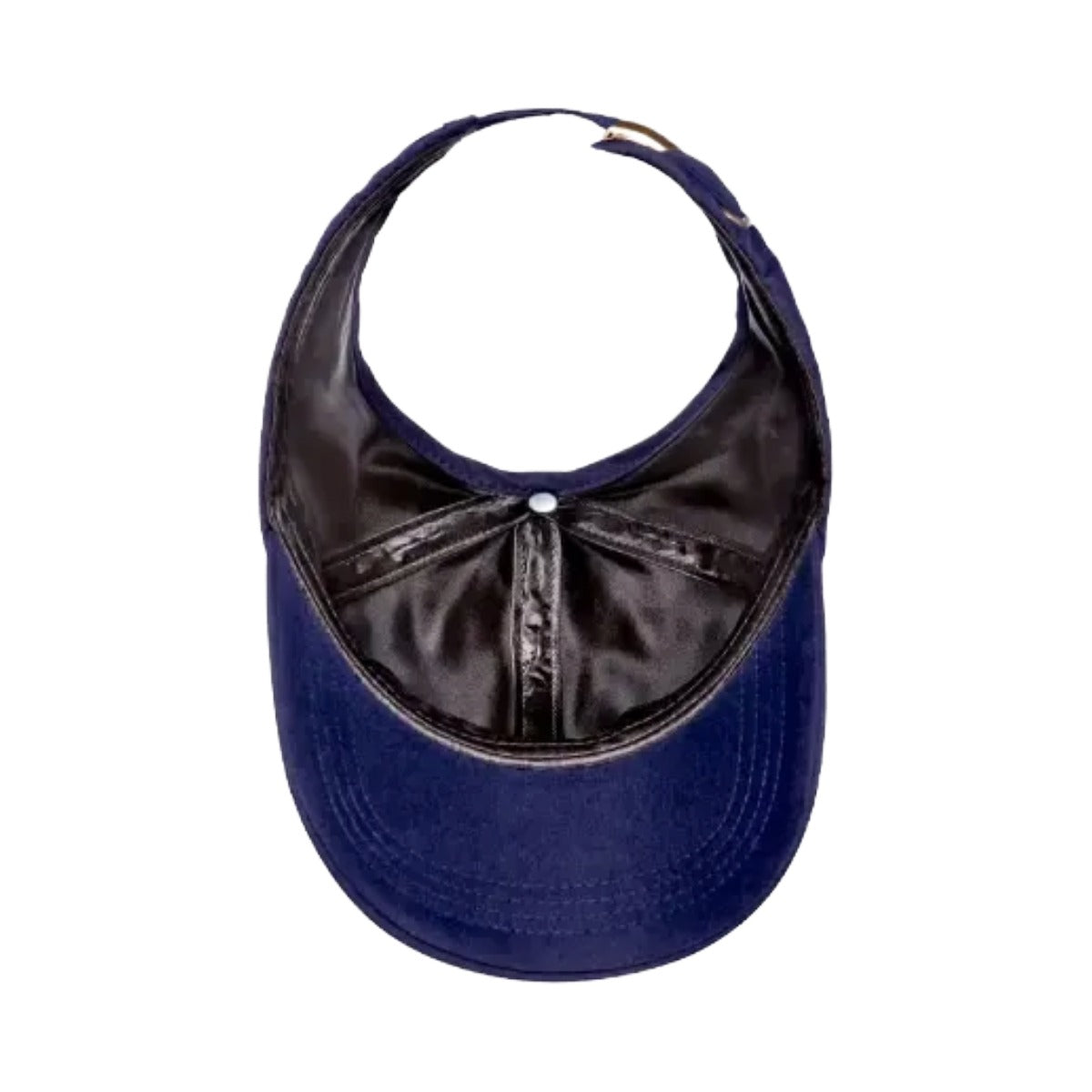 Casquette de baseball dos nu doublée de satin [Marine] #FH051