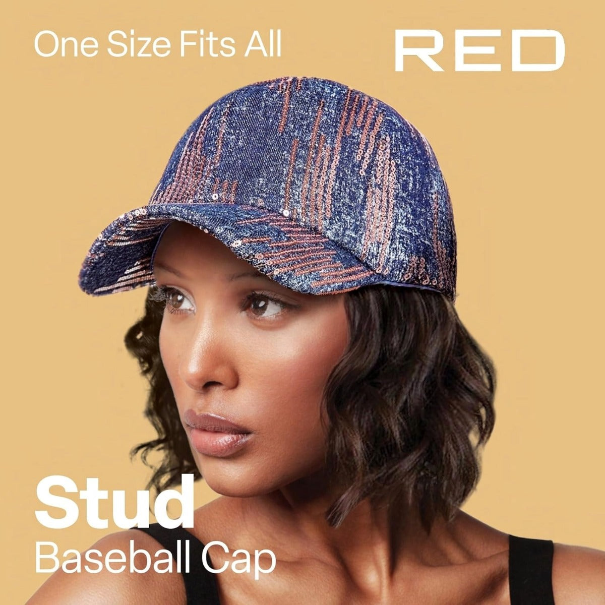 Satin Lined Stud Baseball Cap [Elevated 1] #FH60