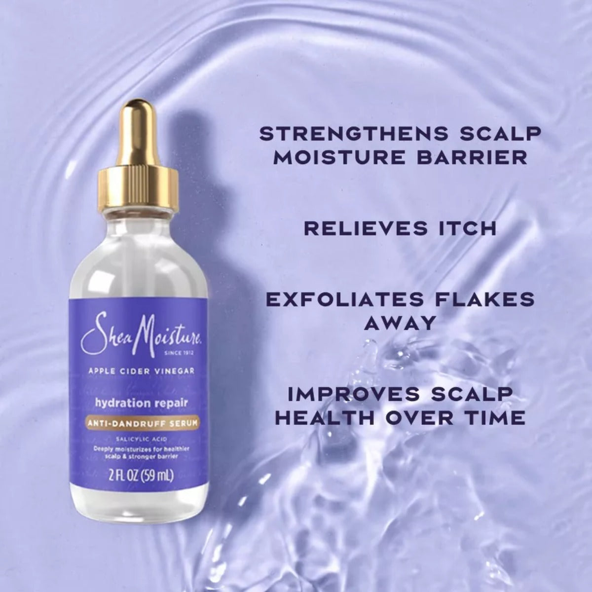 Shea Moisture Réparation et hydratation du cuir chevelu au vinaigre de cidre de pomme 2oz