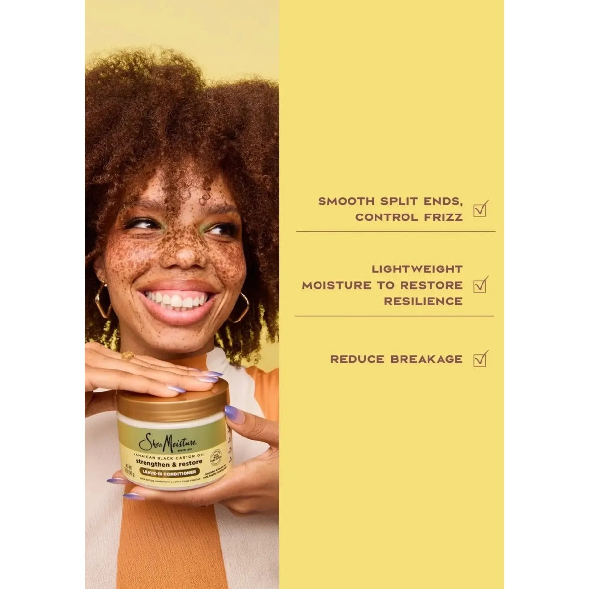 Shea Moisture Jamaican Black Castor Oil Leave-In Conditioner 11oz