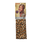 Silky Satin Wrap Scarf [Leopard] #HQ152