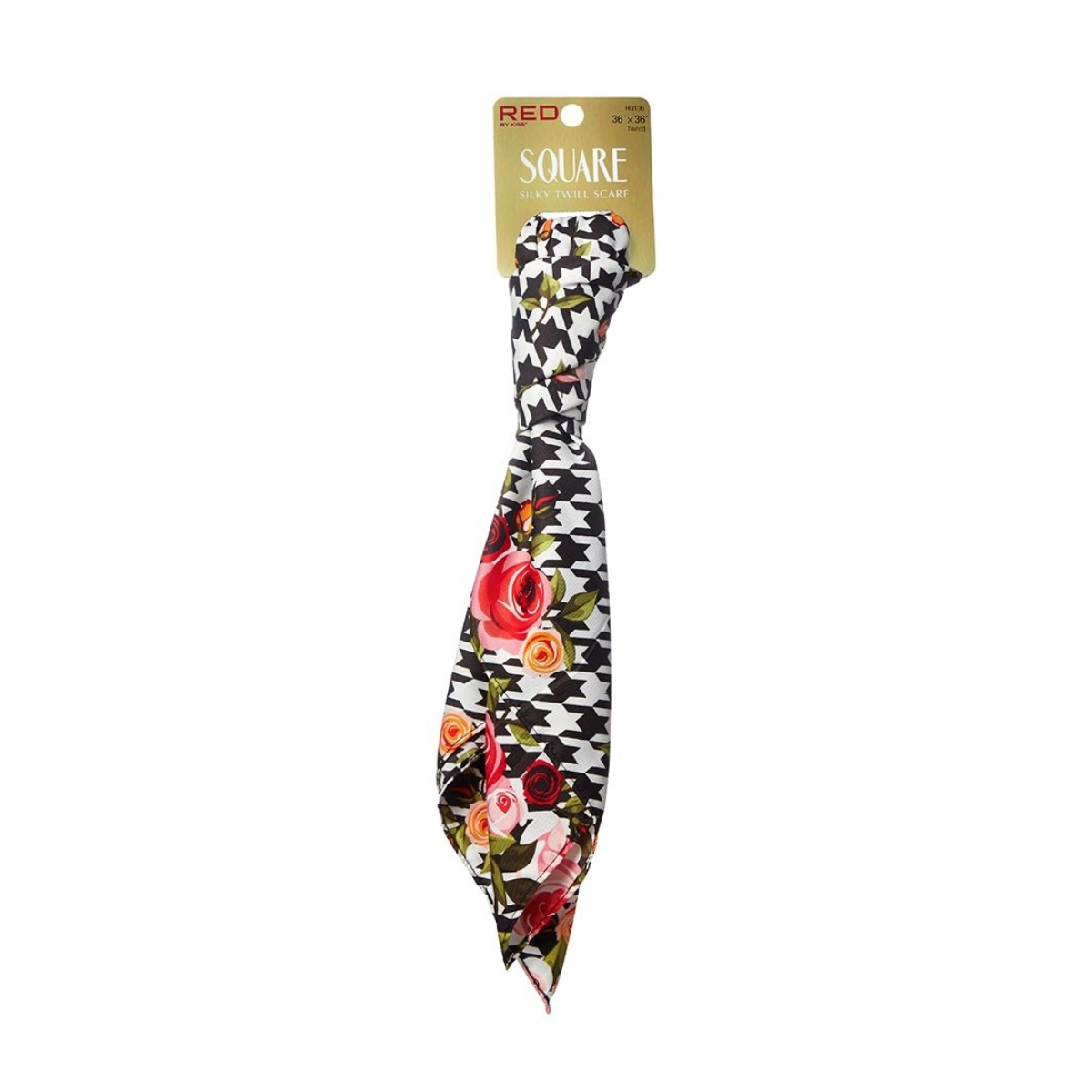 Foulard carré en sergé soyeux [Tweed] #HQ196