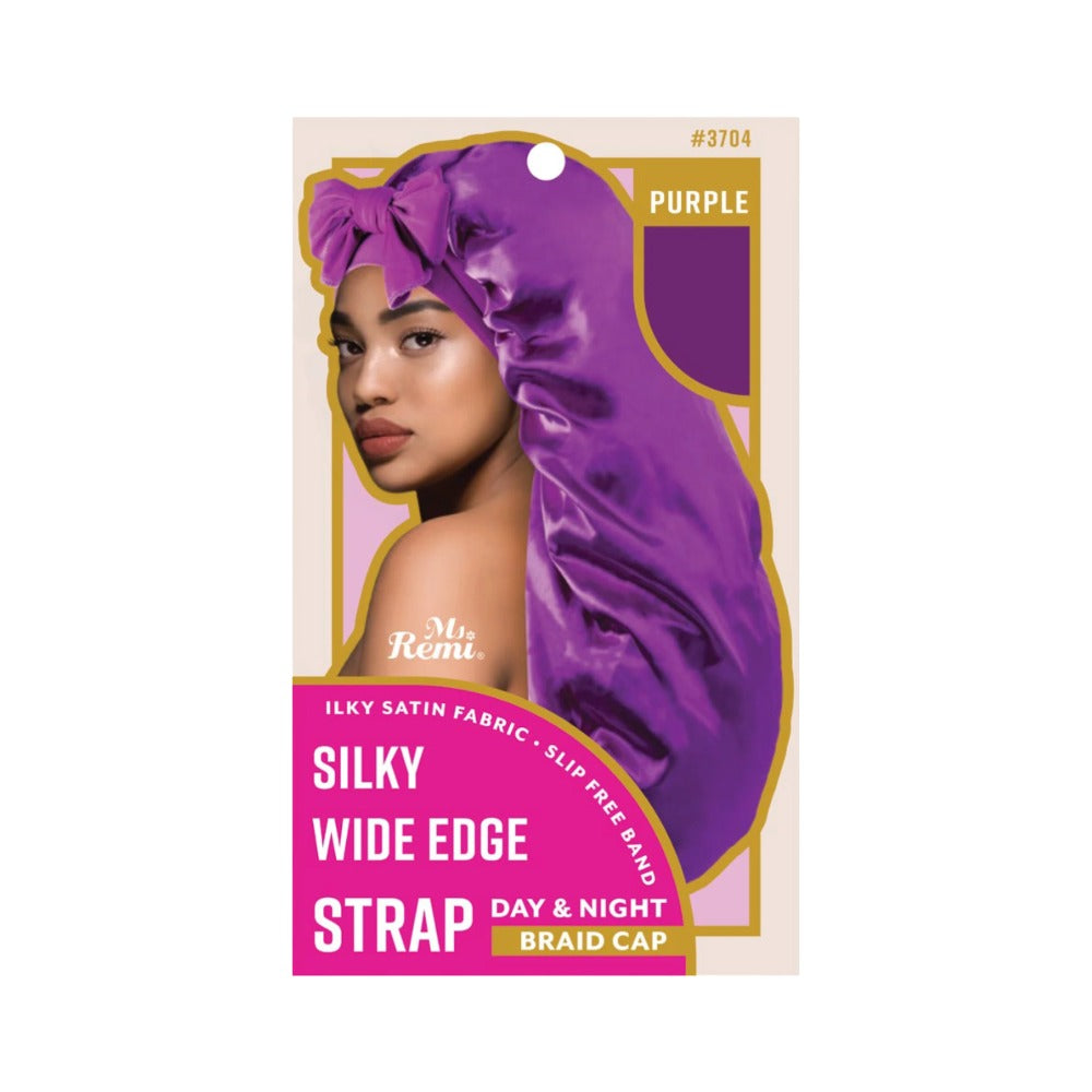 Silky Wide Edge Strap Day & Night Cap Braid [Assorted Colors] #3704