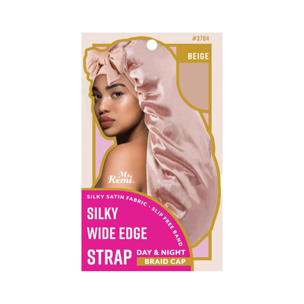 Silky Wide Edge Strap Day & Night Cap Braid [Assorted Colors] #3704