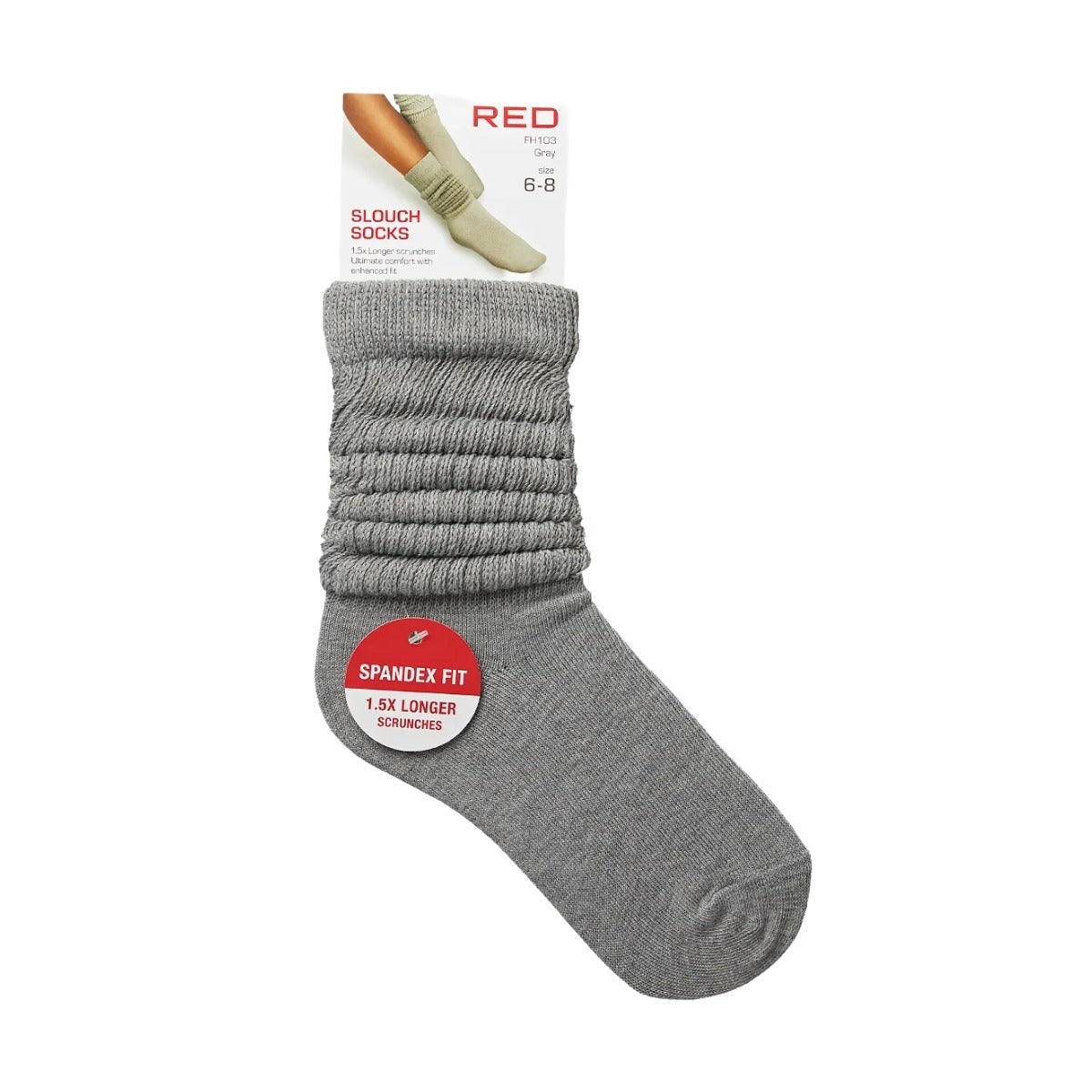 Chaussettes souples [Gris] #FH103