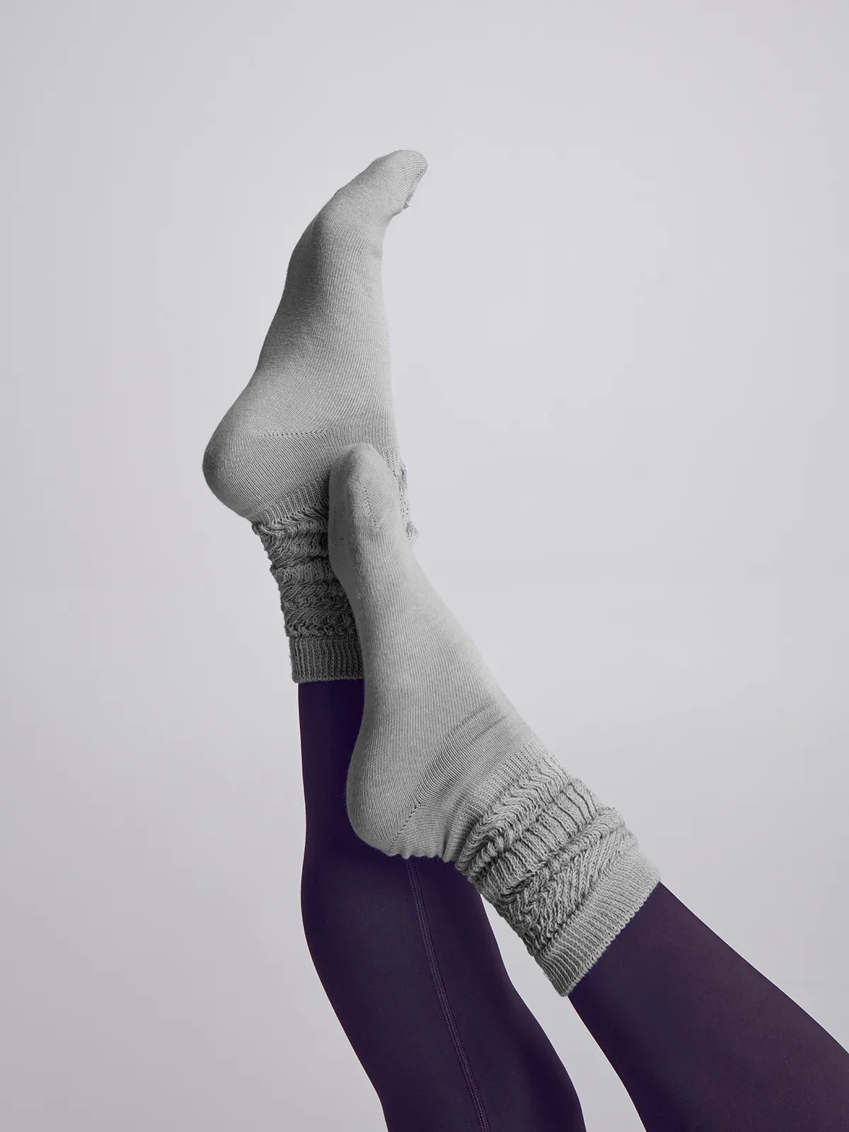 Chaussettes souples [Gris] #FH103