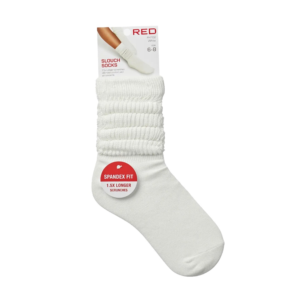 Chaussettes souples [Blanc] #FH102