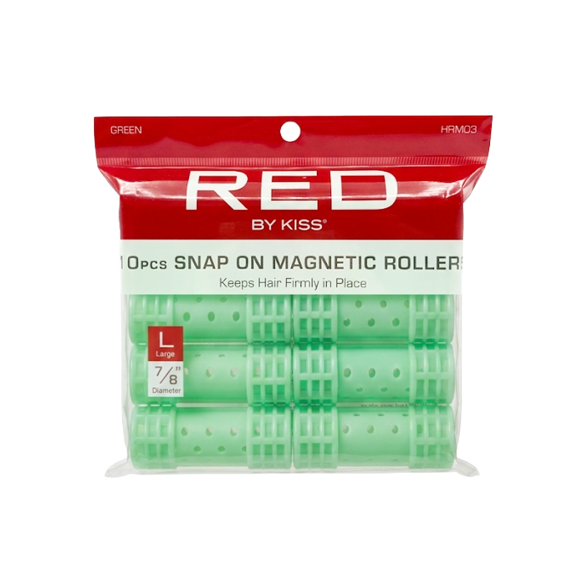 Snap-On Magnetic Roller 10pcs 7/8" [Large] [Green] #HRM03