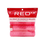 Snap-On Magnetic Roller 8pcs 1&1/8" [X-Large] [Pink] #HRM04