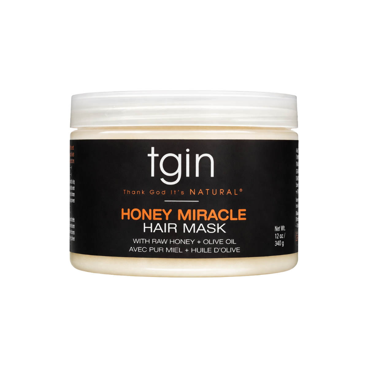 Masque capillaire miracle au miel TGIN 12oz