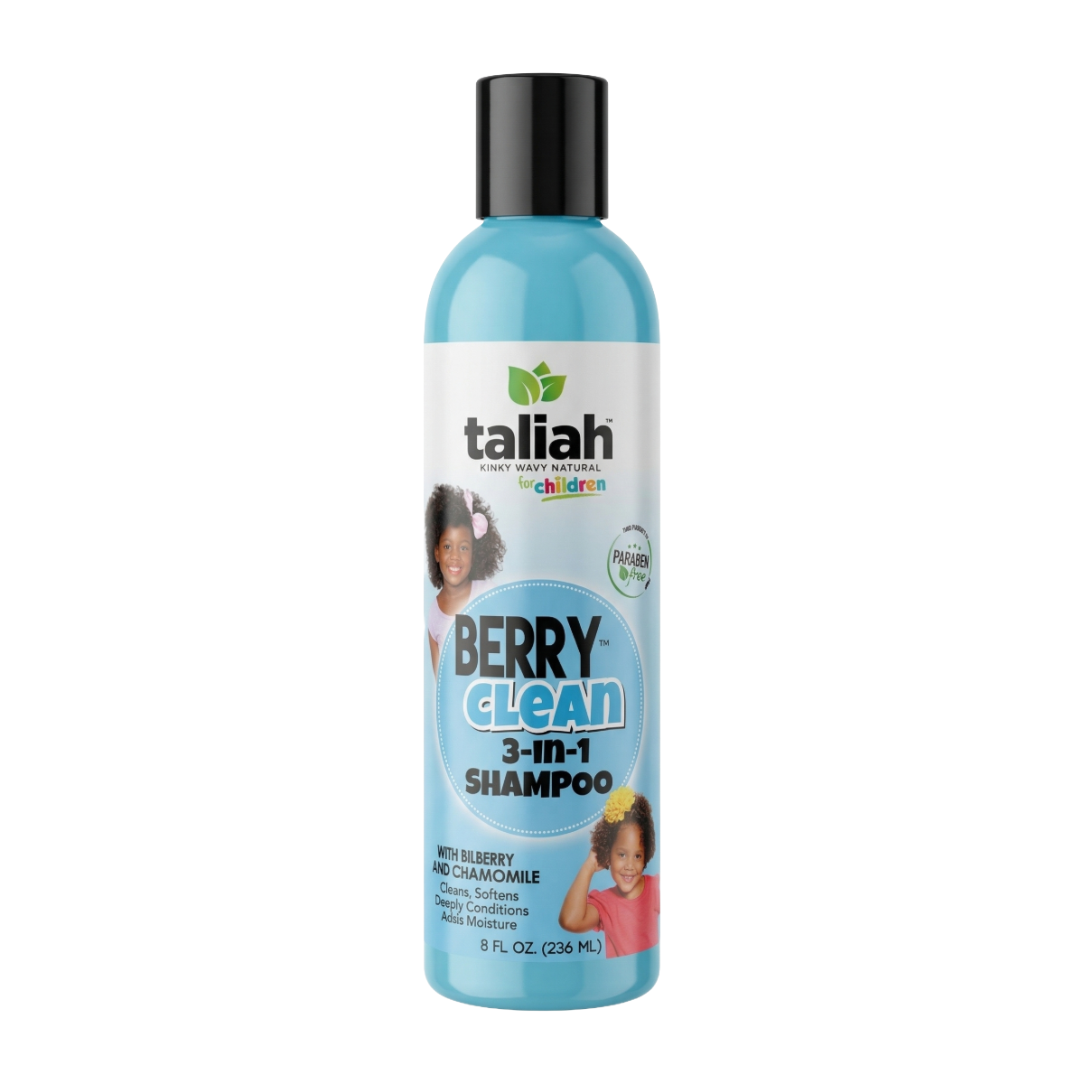 TALIAH WAAJID Kinky Wavy Natural For Children Berry Clean 3-In-1 Shampoo 8oz