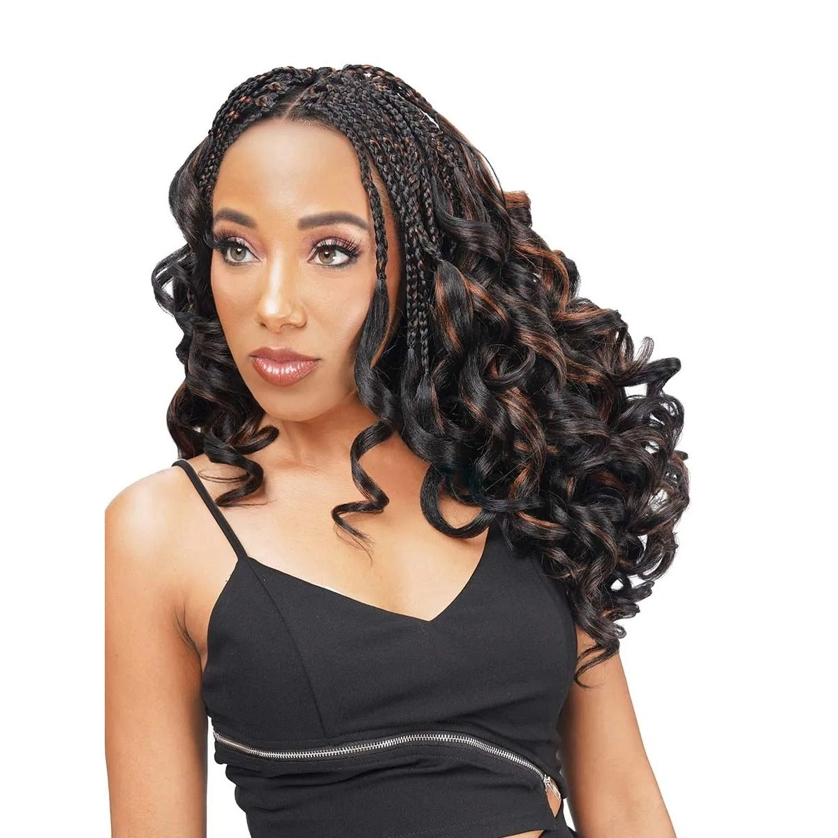 Tresse bouclée française 10X 24"