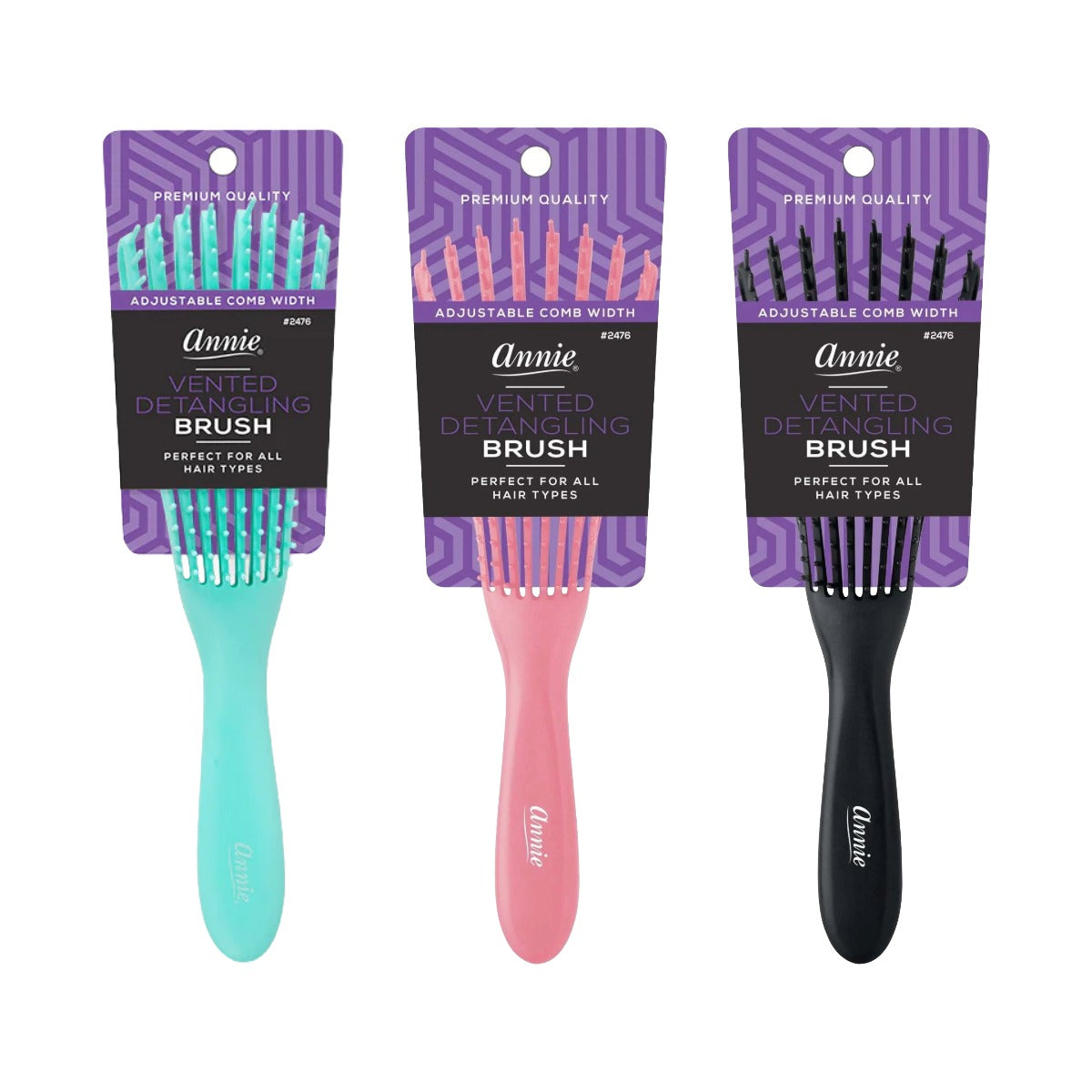 Brosse démêlante ventilée 8 rangs #02476