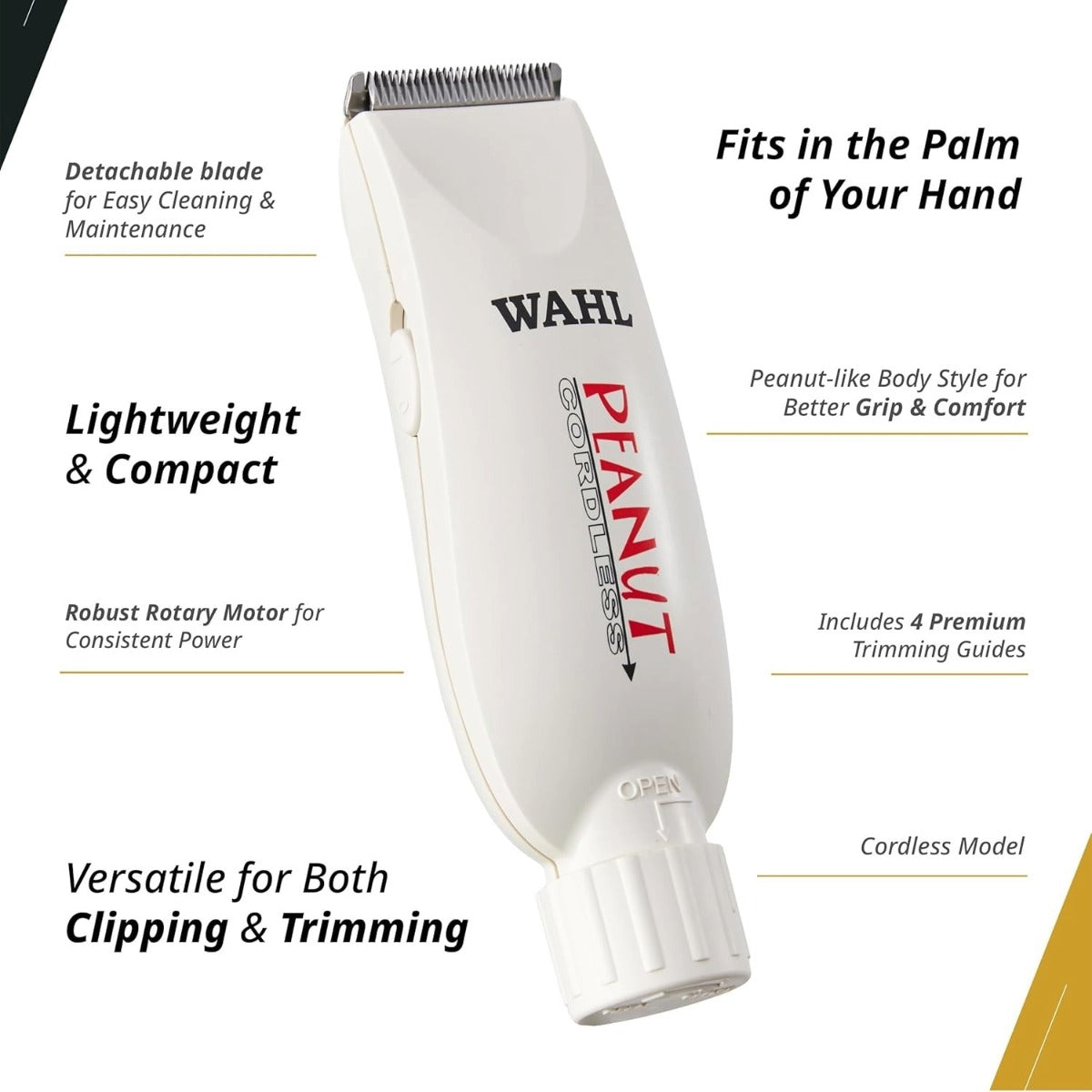 Tondeuse/rasoir sans fil Wahl Peanut Peanut #8663