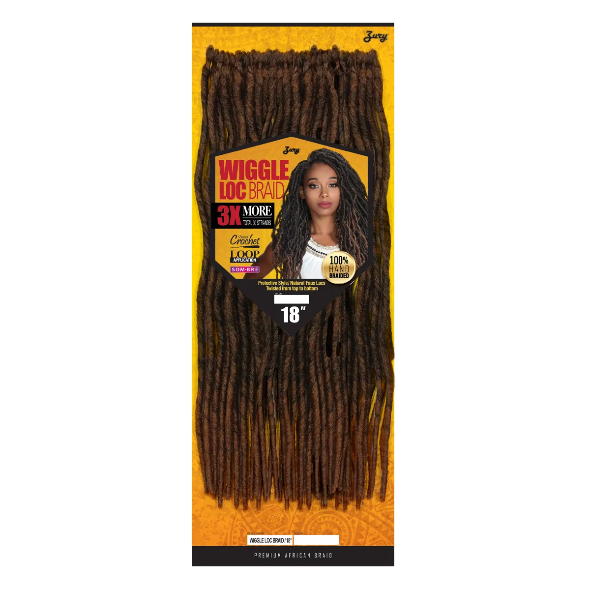 Tresse Loc Ondulée 18" 3x