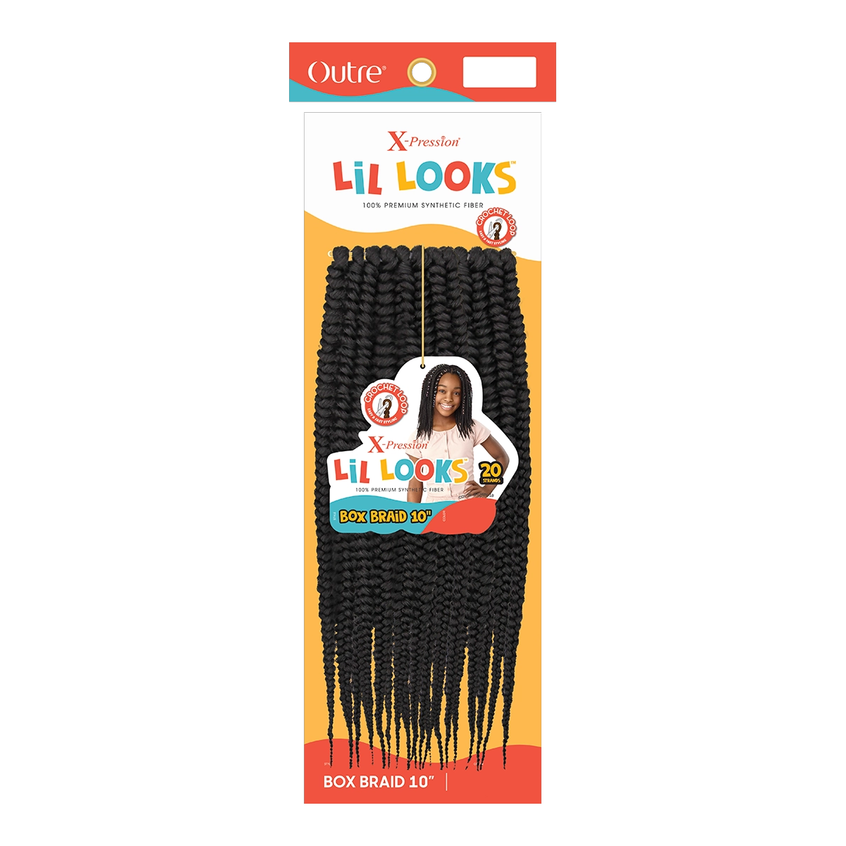 X-Pression Lil Looks Tresses Boîte 10"