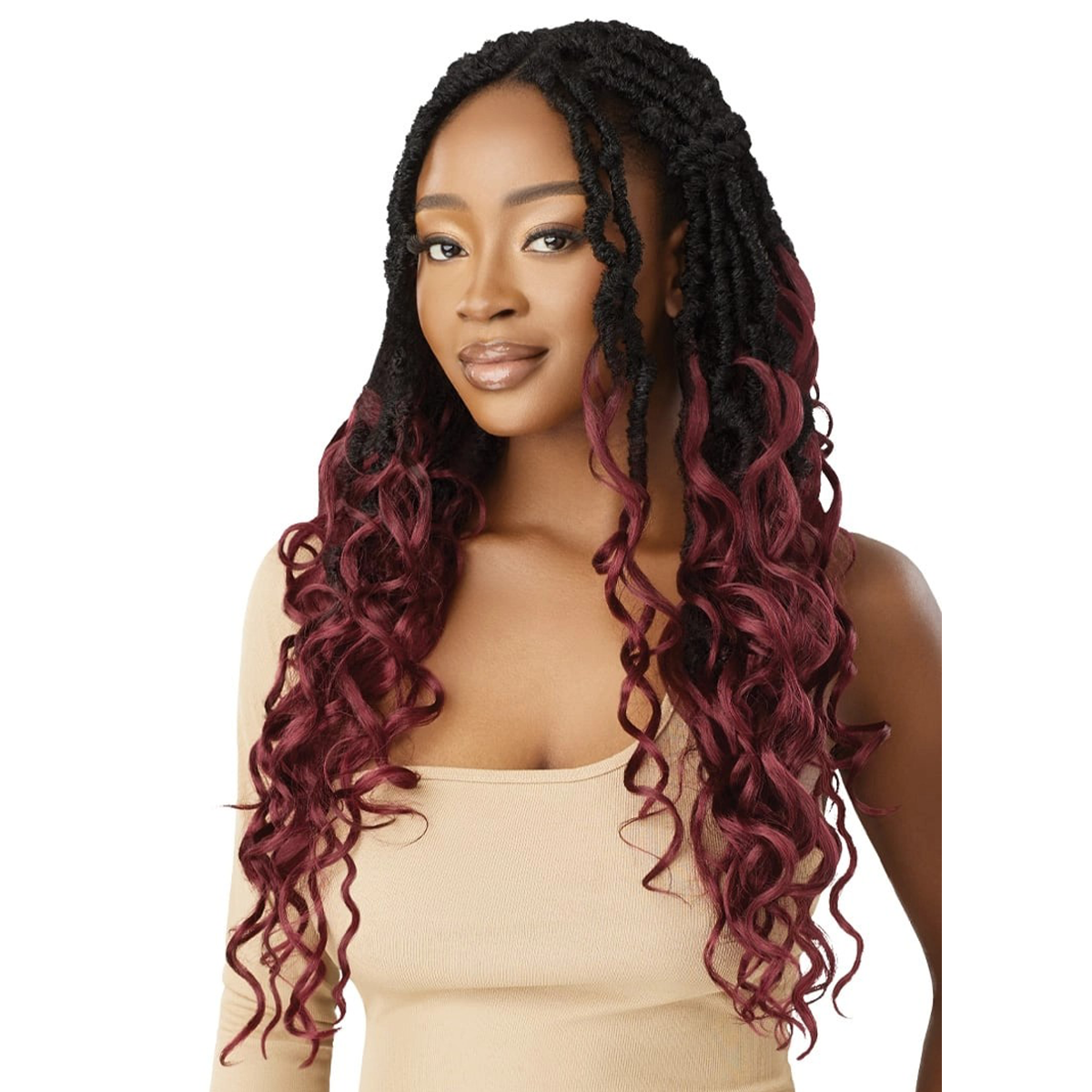 X-Pression Twisted Up Boho Tropical Locs rebondissants 20" 3x