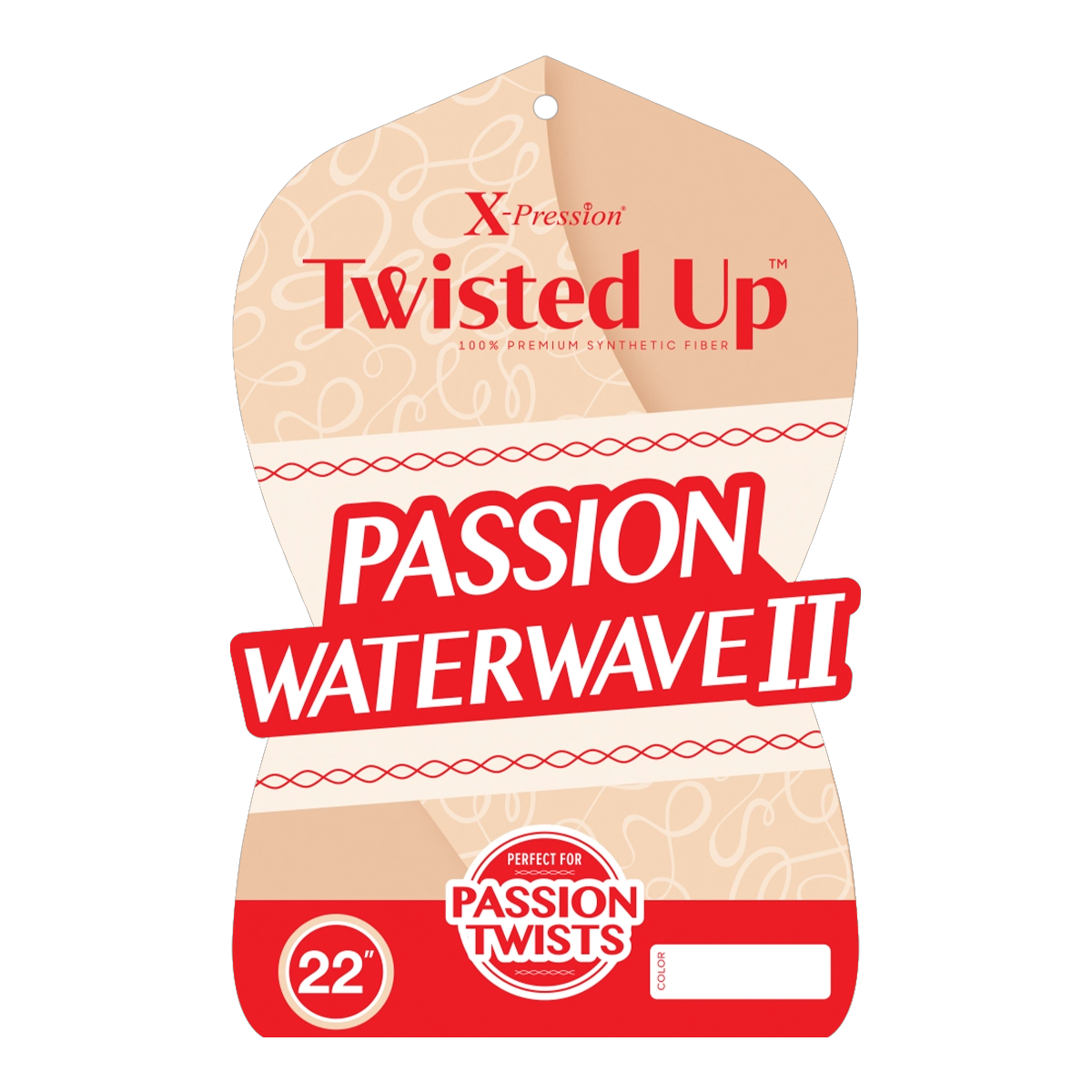 X-Pression Twisted Up Passion Water Wave II 22"