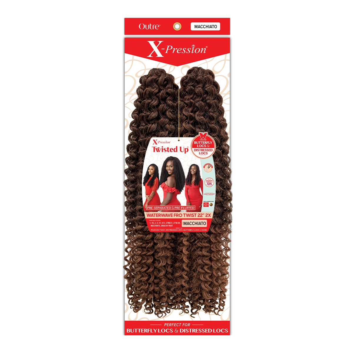 X-Pression Twisted Up Waterwave Fro Twist 22" 2x