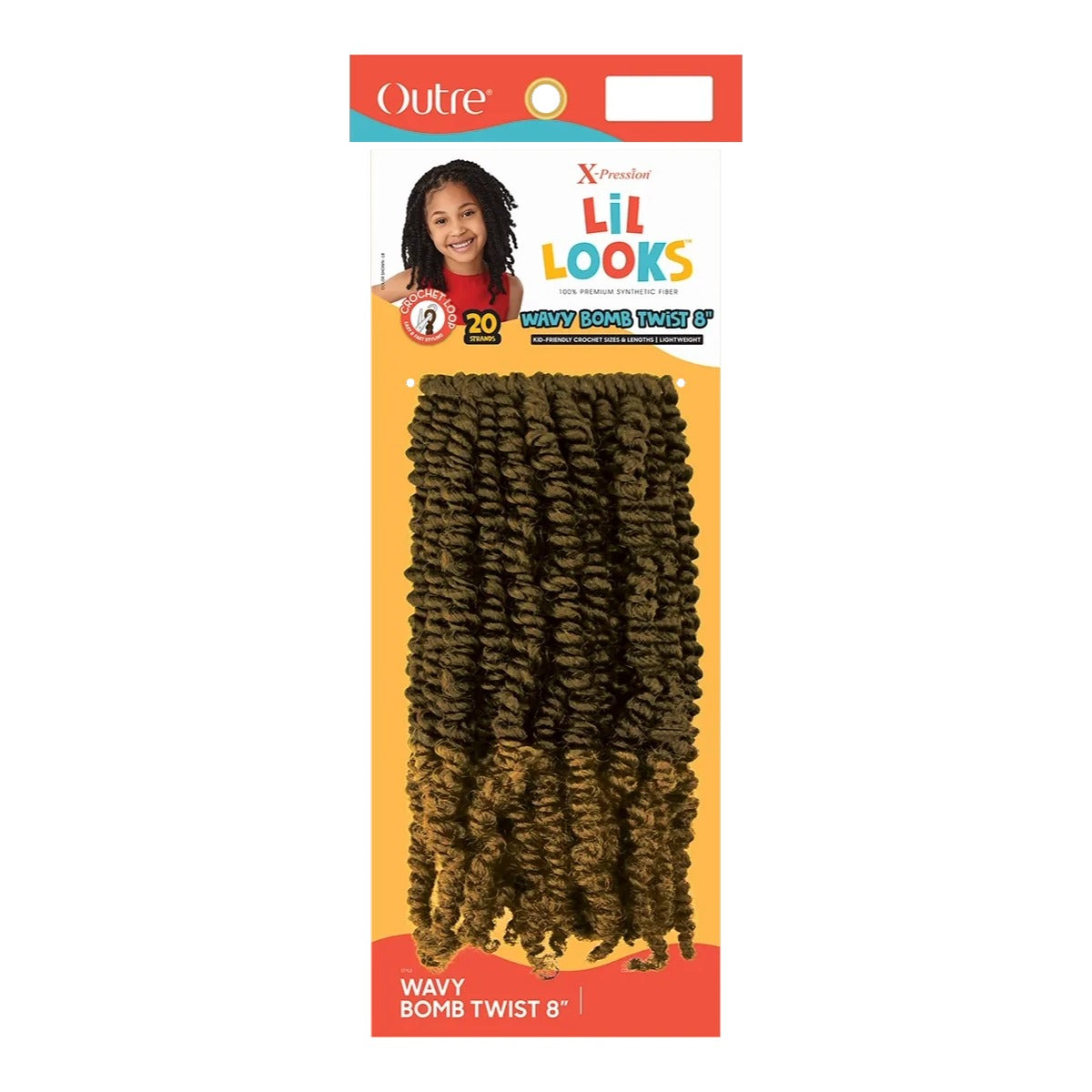 X-Pression Lil Looks Wavy Bomb Twist 8" (Kids)