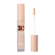 Absolute New York 3D Cover full coverage concealer with applicator wand and beige cap