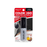 Absolute New York Color 2GO Jet Black instant gray hair touch up stick infused with castor oil