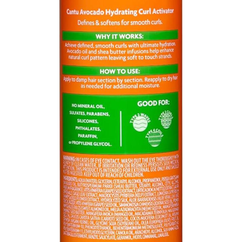 Activateur de boucles hydratant à l'avocat