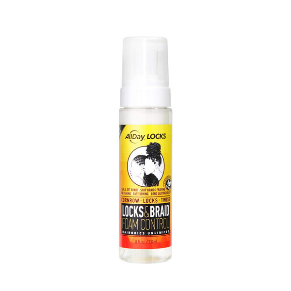 ALLDAY LOCKS Locks and Braid Foam Control bottle braid foam control for protective styles to tame frizz and hold