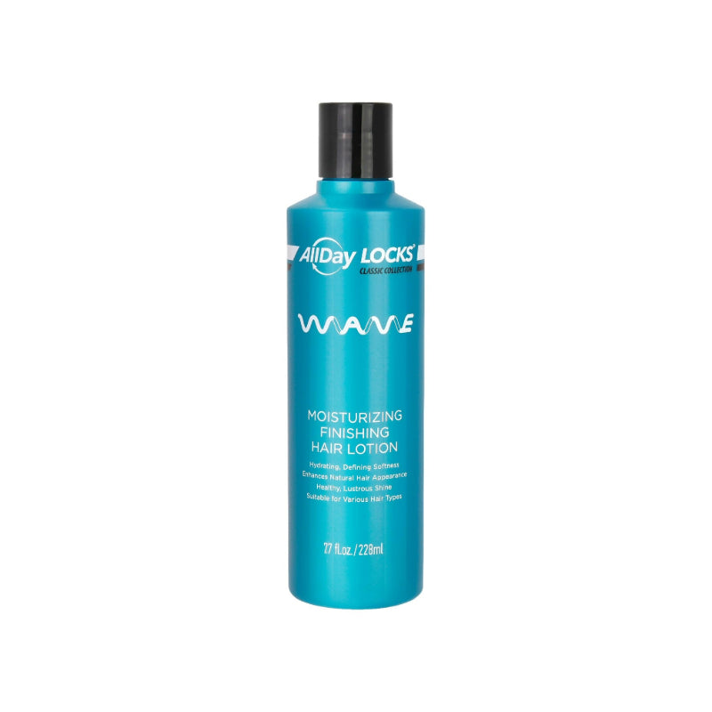 ALLDAY LOCKS moisturizing hair lotion for waves teal bottle 7 7 fl oz finishing lotion for wavy hair