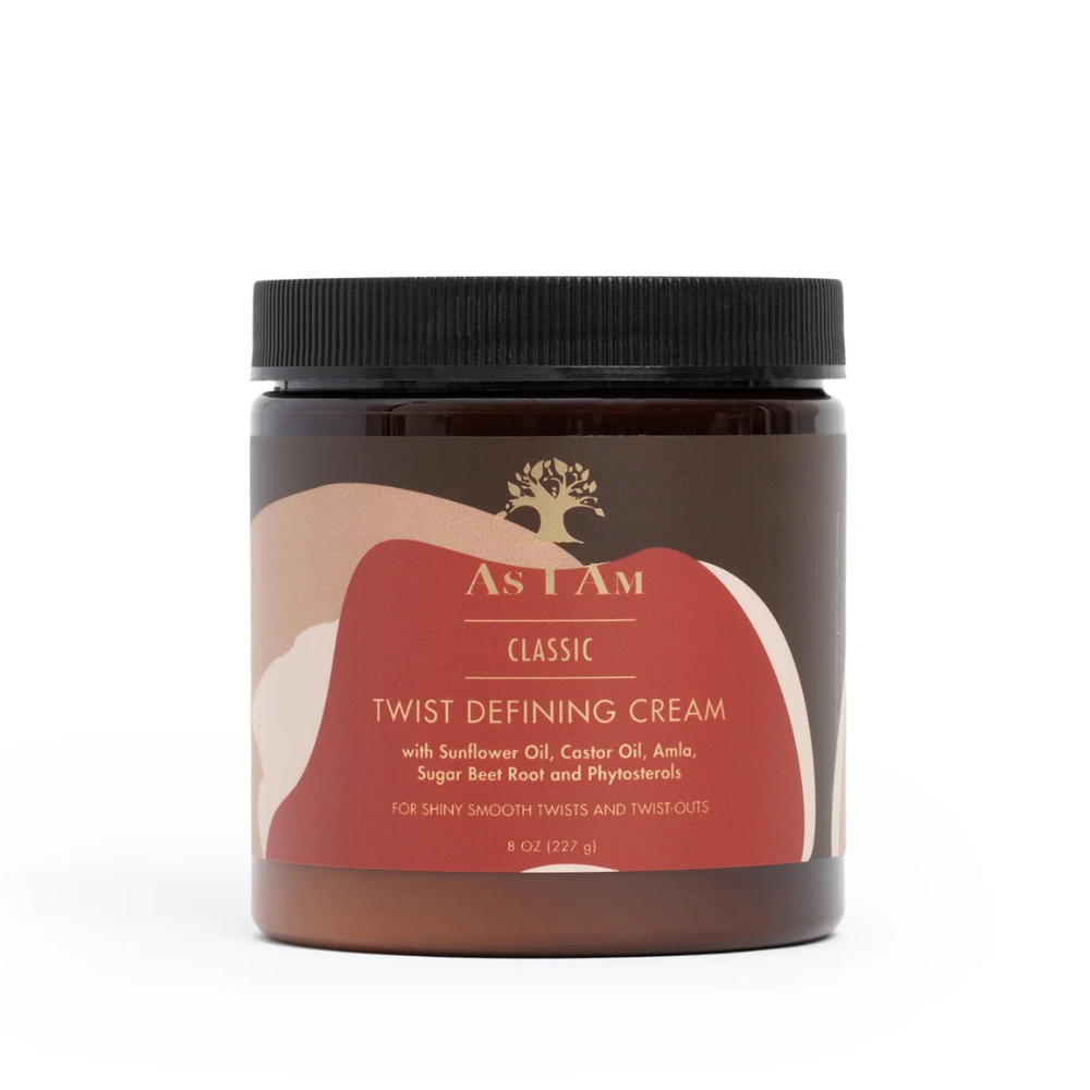 AS I AM Classic Twist Defining Cream jar curling jelly for natural hair to define twists and twist outs