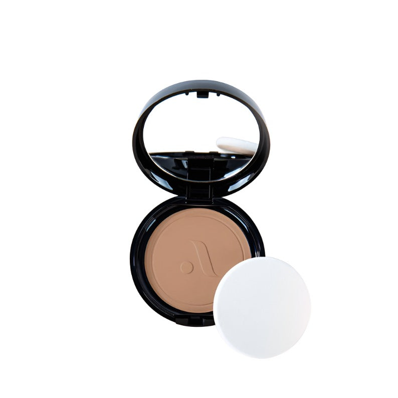 ABSOLUTE NEW YORK compact pressed foundation with mirror and sponge long-lasting foundation for all skin types