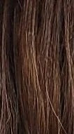 Bff Part Lace Lilia wig chestnut brown with golden highlights close up natural straight hair texture