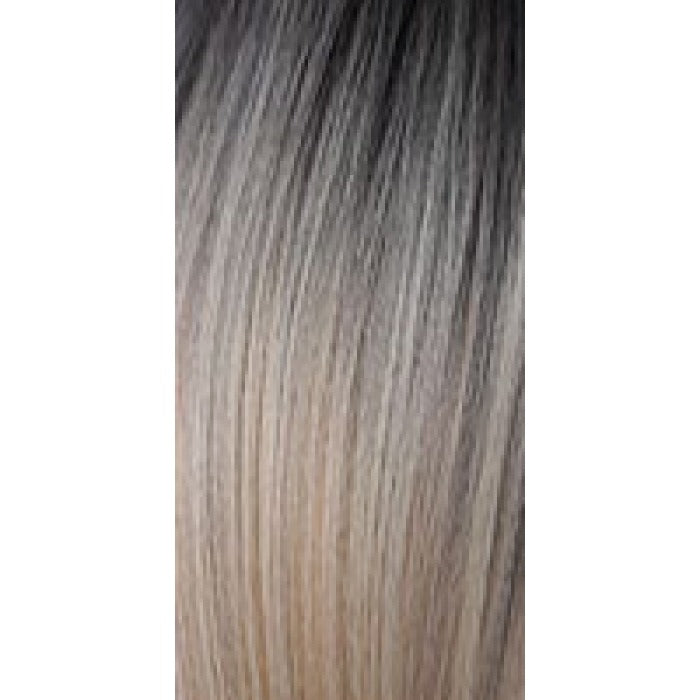 BOBBI BOSS Boss Lace 13X5 HD wig straight ash blonde ombre with dark roots and silky natural texture