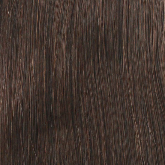 Bobbi Boss Boss Lace 13X5 HD wig chestnut brown straight hair close up texture natural shine