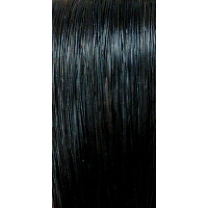 Bobbi Boss Boss Lace 13X5 HD wig straight jet black hair texture closeup smooth silky strands for sleek styles