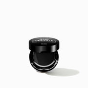 NICKA K black hair concealer compact open showing matte black powder for root touch ups and gray coverage