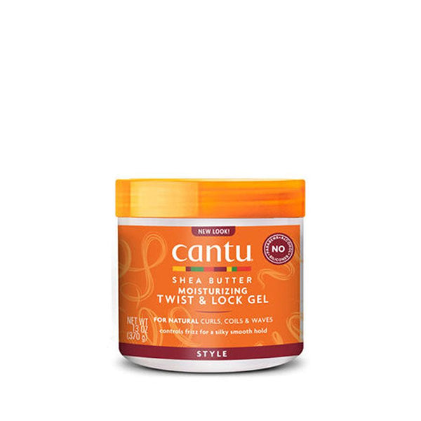 Cantu Shea Butter moisturizing twist and lock gel for natural curls coils and waves