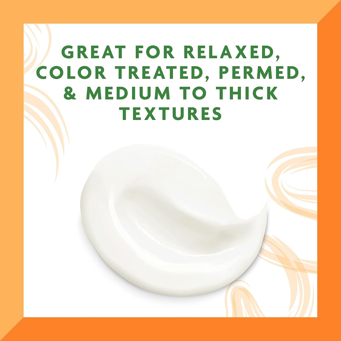 Cantu shea butter leave-in conditioner cream texture for relaxed, color treated, permed, and thick hair