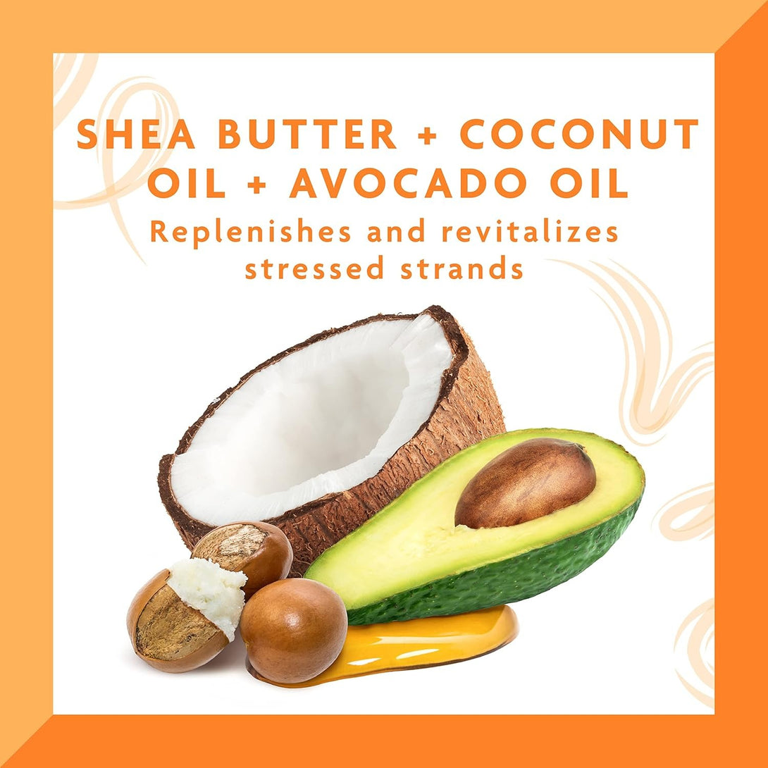Cantu shea butter leave-in conditioner featuring shea butter coconut oil and avocado oil for hair nourishment