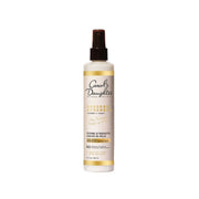 Carols Daughter Divine Strength spray bottle leave-in milk for natural hair in white and gold packaging