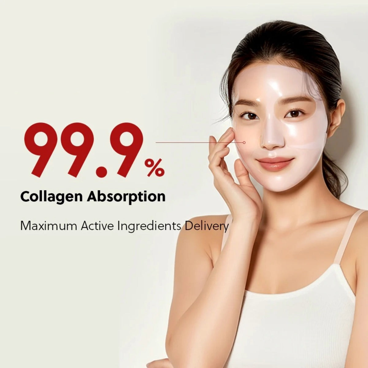 Collagen + Pepta-18 Deep Absorbing Gel Mask 5 pcs