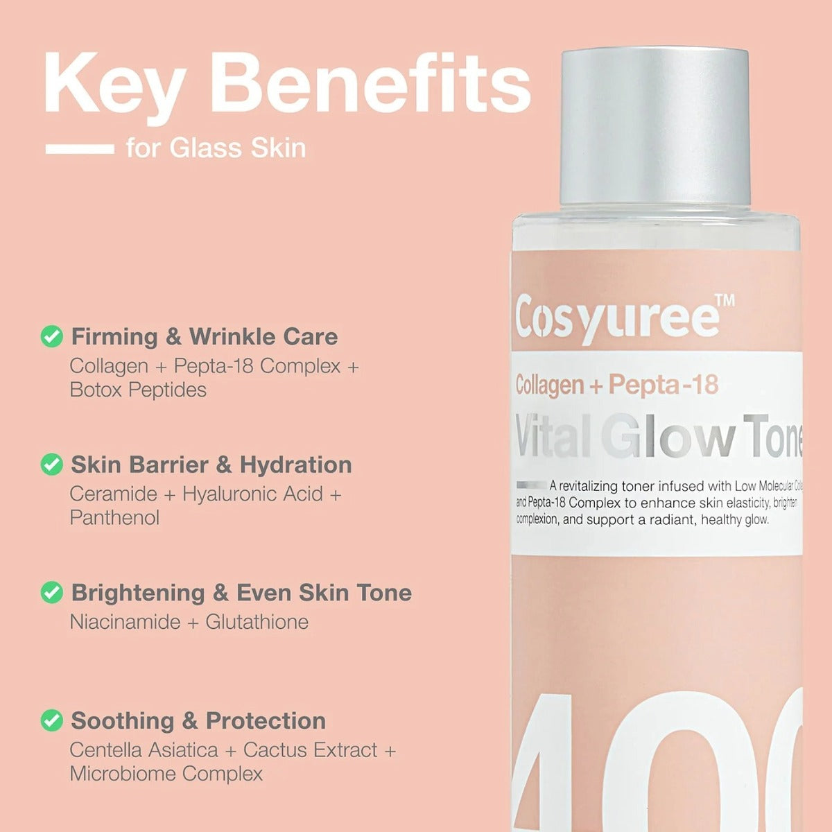 Collagen + Pepta-18 Vital Glow Toner